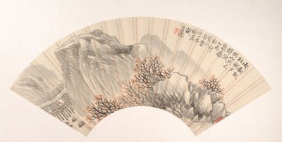 Landschaft, 1885 von Hu Yuan