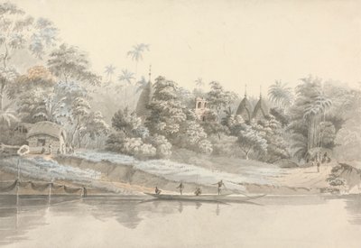 Dorf bei Colna (Indien) von Hubert Cornish