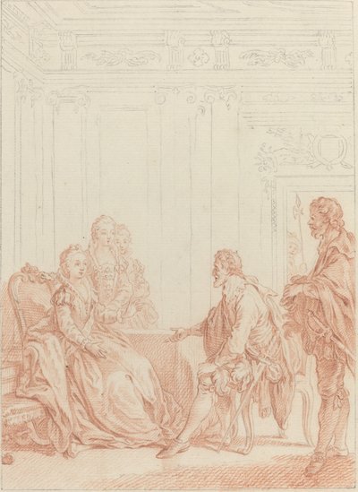 Quoi! Vous servez Valois... von Hubert Francois Gravelot