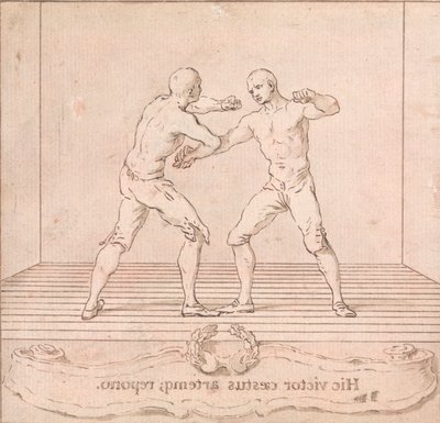 Zwei Preisboxer von Hubert Francois Gravelot