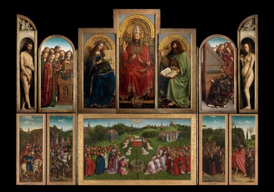 Der Genter Altar von Hubert & Jan van (1390 1441) Eyck