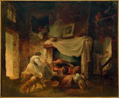 Italienische Küche von Hubert Robert