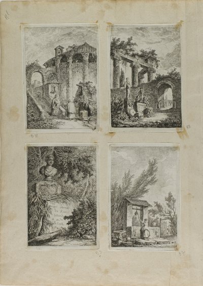 Abende in Rom von Hubert Robert