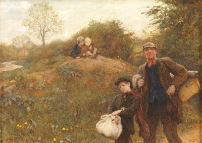 Weiterziehen, 1891 von Hubert von Herkomer
