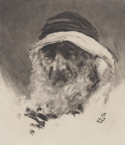 Studie eines arabischen Kopfes, 1895 von Hubert von Herkomer