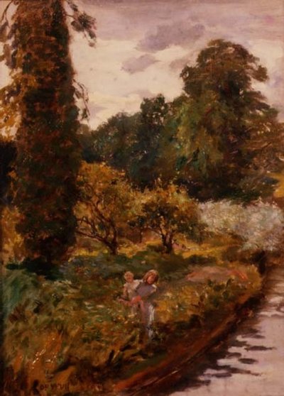 Warten auf Lastkähne von Hubert von Herkomer