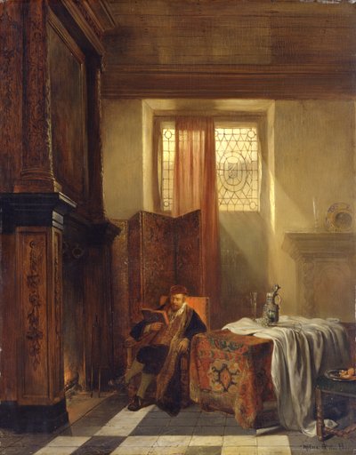 Der Philosoph, 1844 von Hubertus van Hove