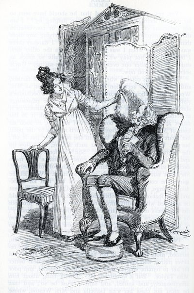 "Emma und Mr. Knightley" (Illustration) von Hugh Thomson