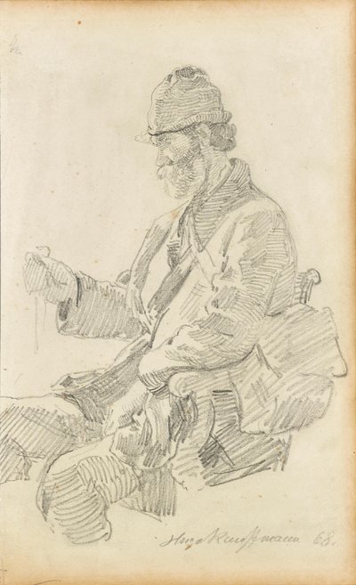 Rastender Wanderer von Hugo Kauffmann