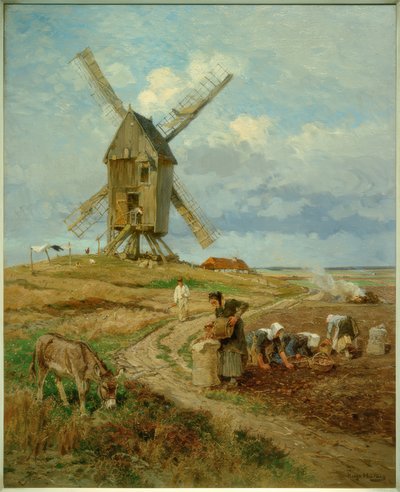 Kartoffelernte von Hugo Muhlig