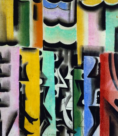 Nachtclub, ca. 1925 von Hugo Scheiber