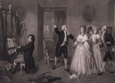 Beethoven im Haus von Mozart von Hugues Merle