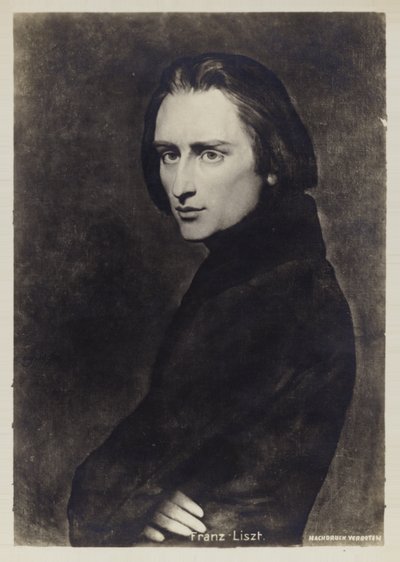 Porträt von Franz Liszt von Hungarian School