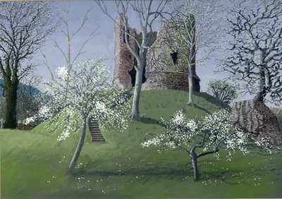 Longtown Castle, 1992 von Huw S. Parsons