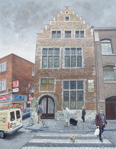 Pieter Brueghels Haus in Brüssel, 1996 von Huw S. Parsons