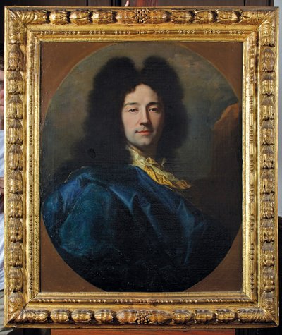 Selbstporträt, genannt Der blaue Mantel von Hyacinthe Francois Rigaud