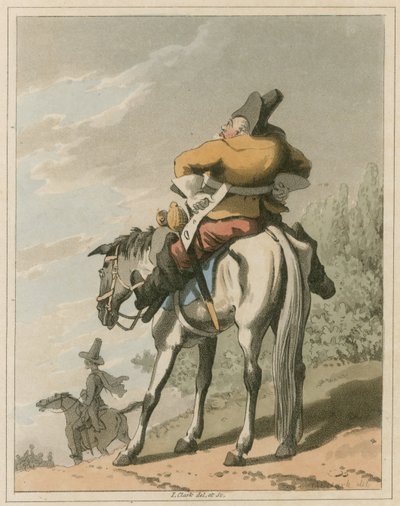 Illustration aus Hudibras von Samuel Butler von I Clark