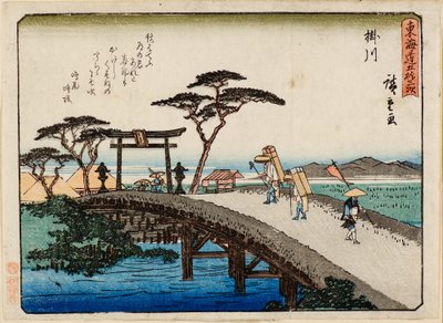 Kakegawa von Ichiryusai Hiroshige