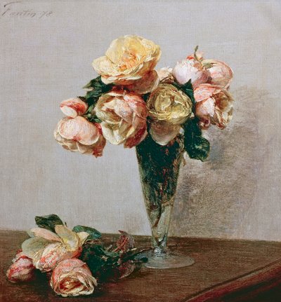 Rose von Ignace Henri Jean Fantin Latour