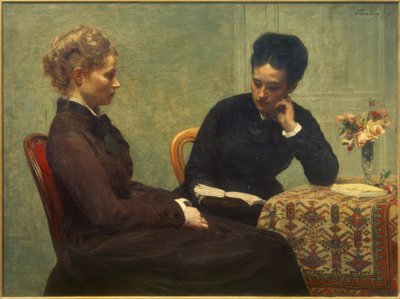 Die Lektüre von Ignace Henri Jean Fantin Latour
