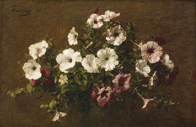 Petunien, 1881 von Ignace Henri Jean Fantin Latour