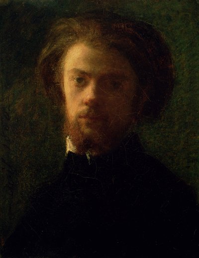 Selbstporträt, 1860 von Ignace Henri Jean Fantin Latour