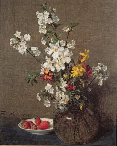 Frühlingsstrauß, 1865 von Ignace Henri Jean Fantin Latour
