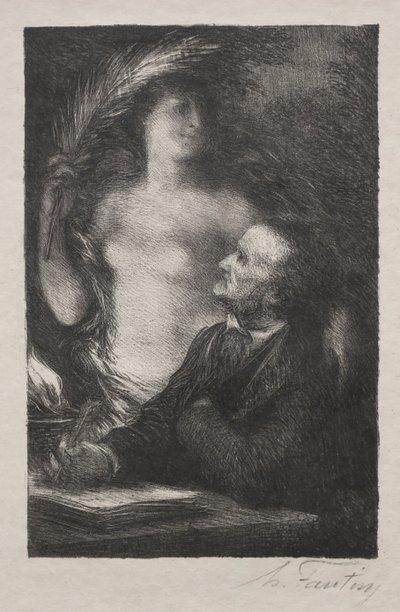 Die Muse, 1887 von Ignace Henri Jean Fantin Latour