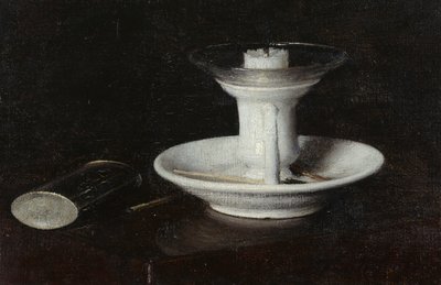 Weißer Kerzenhalter, 1870 von Ignace Henri Jean Fantin Latour