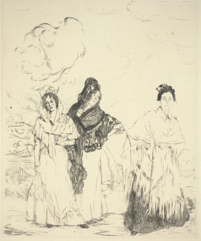 Las Manolas von Ignacio Zuloaga y Zabaleta