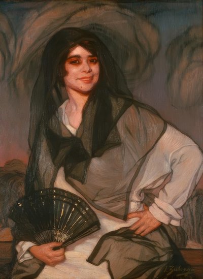 Meine Cousine Esperanza von Ignacio Zuloaga y Zabaleta