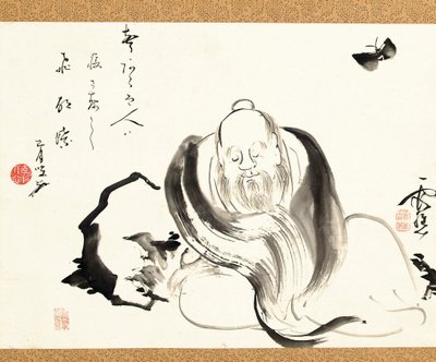 Zhuang Zi träumt von einem Schmetterling von Ike no Taiga