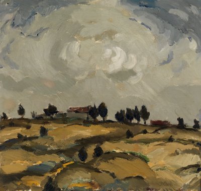 Herbstlandschaft mit Wolken von Ilmari Aalto