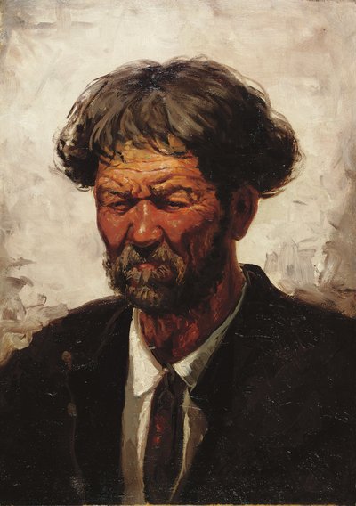 Porträt eines Mannes von Ilya Efimovich Repin