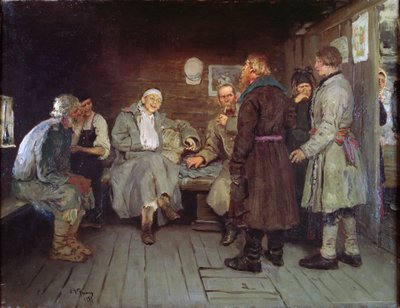 Soldatengeschichte, 1877 von Ilya Efimovich Repin