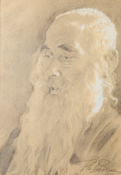 Leo Tolstoi. Jasnaja Poljana, 1891 von Ilya Efimovich Repin