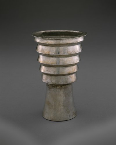 Gestufter Becher (aquilla), Später Horizont, 1470-1532 von Incan