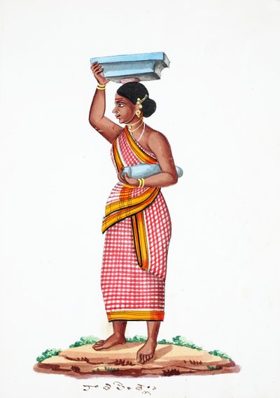 Stein tragen von Indian School