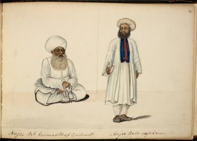 Haji Ayub Gumasta von Dadasett; sein Neffe von Indian School
