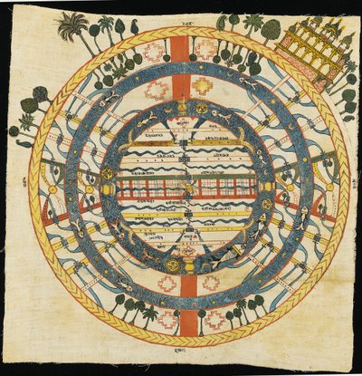 Jainisches Kosmisches Diagramm, Jambudvpida, Bikaner von Indian School