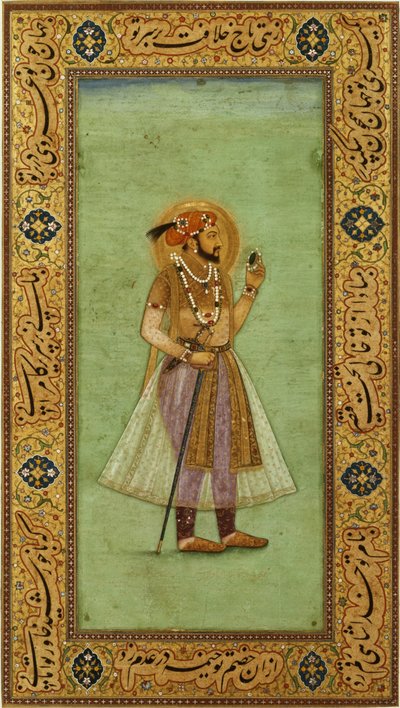 Porträt von Shah Jahan von Indian School