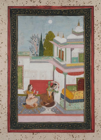 Purvi Ragini, ca. 1790 von Indian School