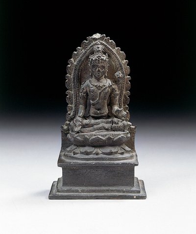 Javanische Figur von Padmapani, spätes 9. Jahrhundert von Indonesian