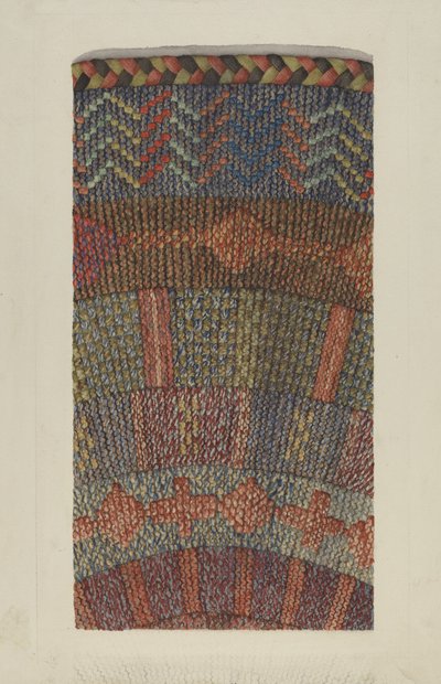 Gestrickter Teppich von Ingrid Selmer Larsen