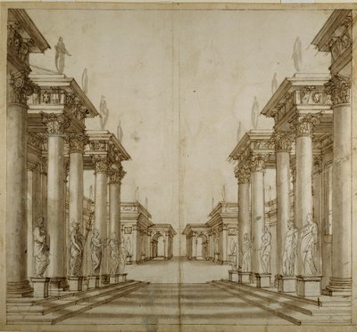 Ein römisches Atrium von Inigo Jones
