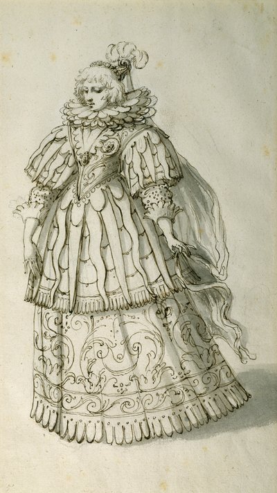 Maskerade, ca. 1638 von Inigo Jones