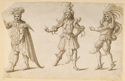 Drei Feen, ca. 1611 von Inigo Jones