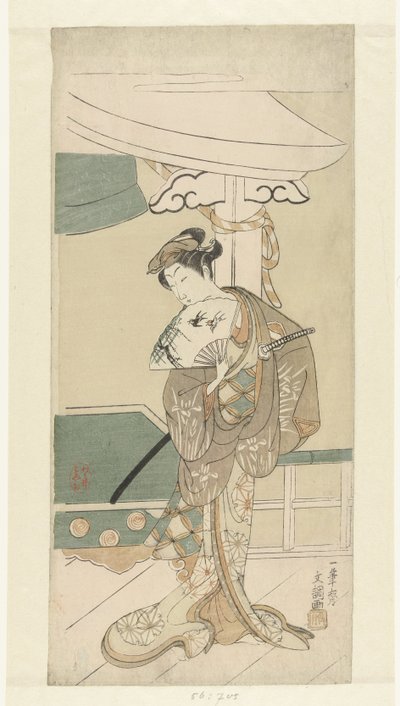 Schauspieler als Tänzerin von Ippitsusai Bunchō