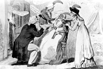 Den Mohren waschen, 1795 von Isaac Cruikshank
