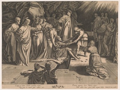 Auferweckung des Lazarus von Isaac Duchemin